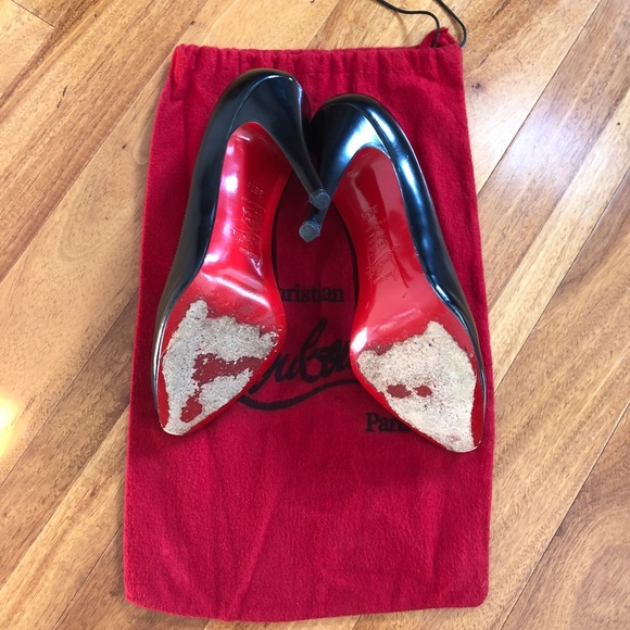 Authentic Black Christian Louboutin Heels size 6.5/36.5 - Picture 6 of 7